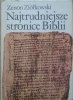 Zenon Ziółkowski Najtrudniejsze stronice Biblii